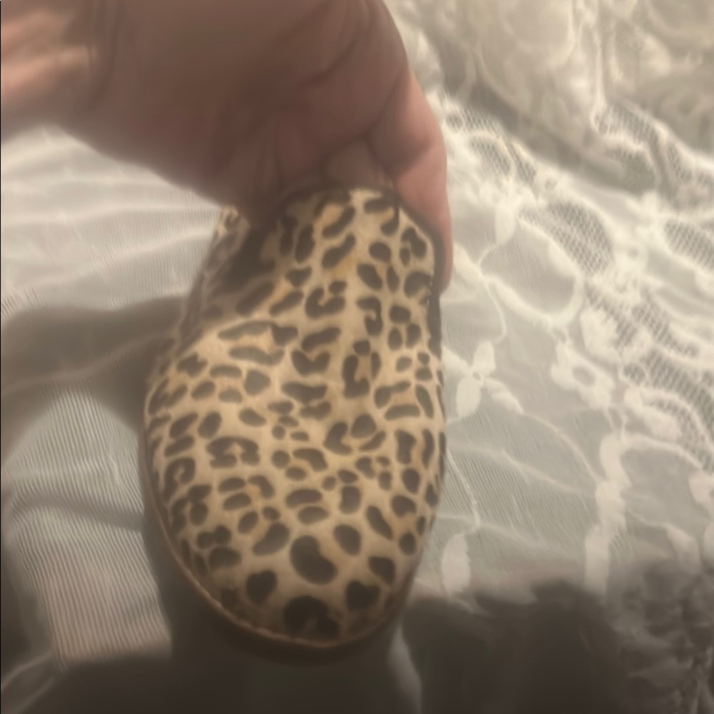 Sperry Leopard Print Slip-On Loafers in Tan and Brown - Picture 4 of 7